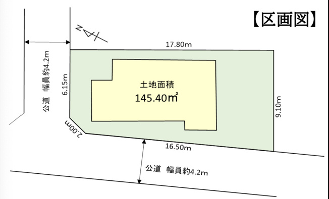 【区画図】 | 鴻巣市小松3丁目　中古戸建