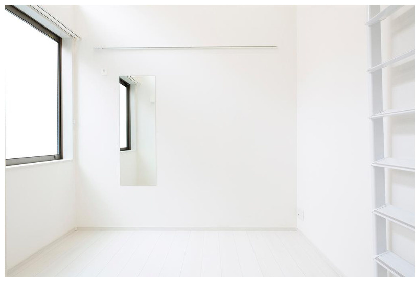 足立区千住大川町のアパートの居間・リビング