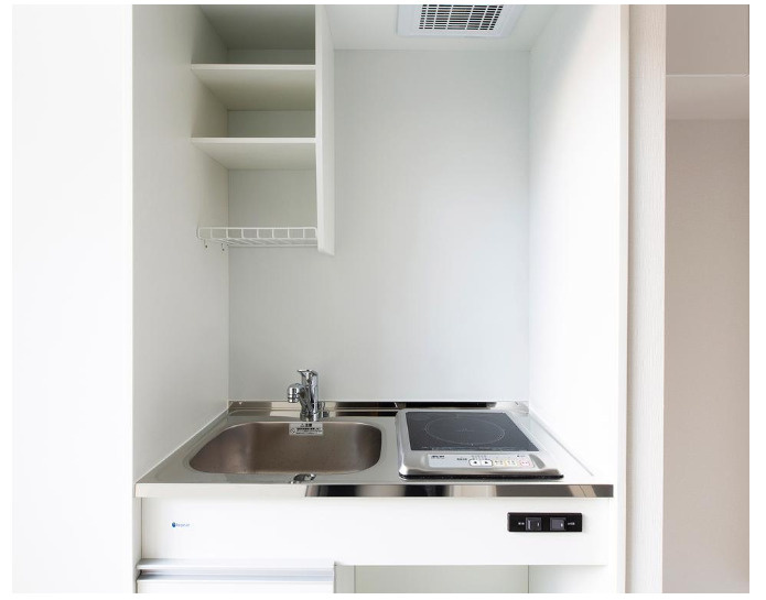 足立区千住大川町のアパートのキッチン