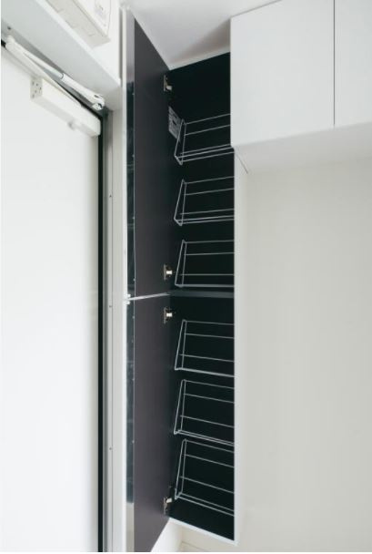 足立区千住大川町のアパートの収納