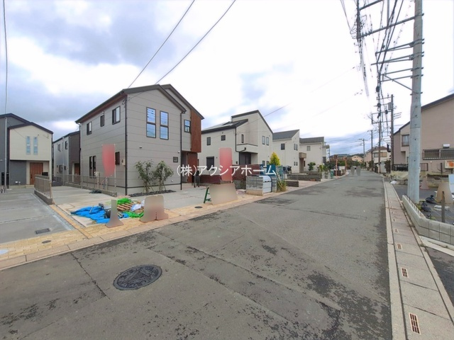 所沢市小手指南4丁目・全5棟　新築一戸建　1号棟の前面道路含む現地写真|現地写真（2026年6月15日撮影）