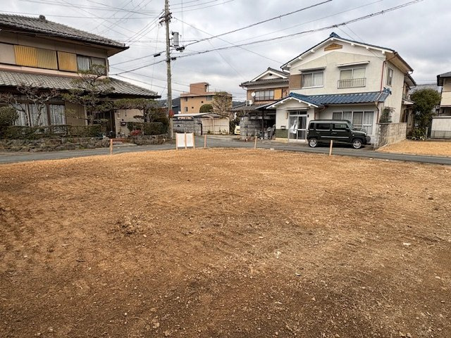 建築条件なし売土地●お好みのハウスメーカーや工務店で建築可能●約５０坪●南丹市園部町美園町２号の外観|現況更地(２０２６年２月撮影)