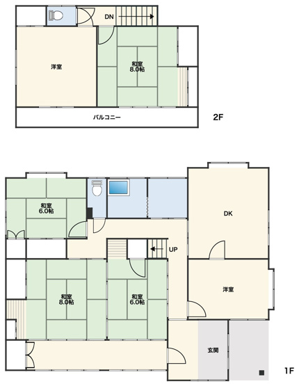 【間取り】 | 茨城県下妻市下妻戊　～生活利便施設が充実した街～