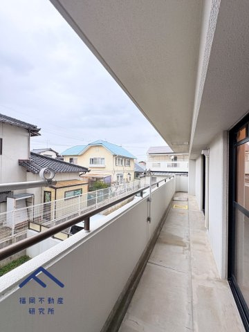 アムール和白３のバルコニー