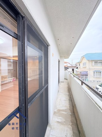 アムール和白３のバルコニー