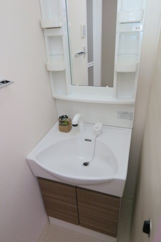 コーラルポワント難波WESTの洗面所