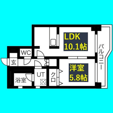 アマービレ中島の間取り