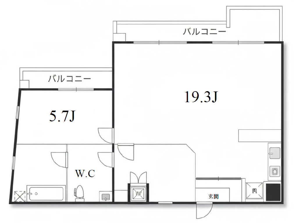 メゾン青山の間取り