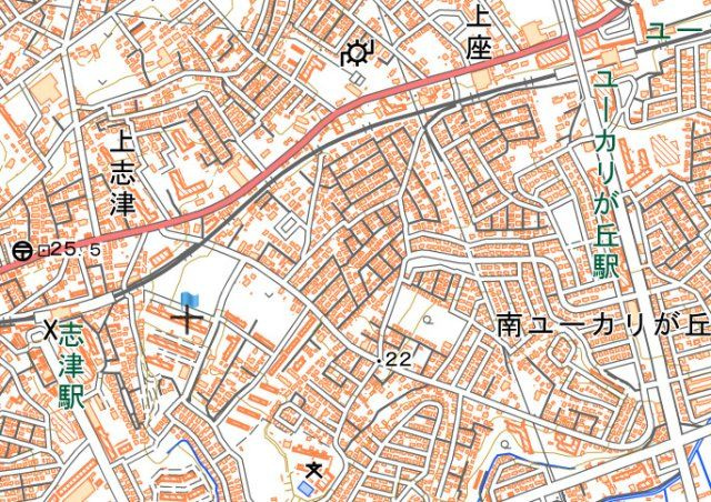 佐倉市　区分マンションの地図