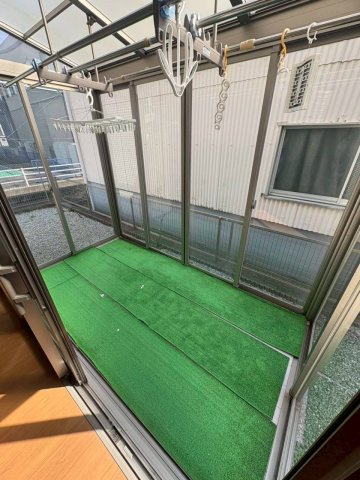 中央区飯田町中古戸建のランドリースペース