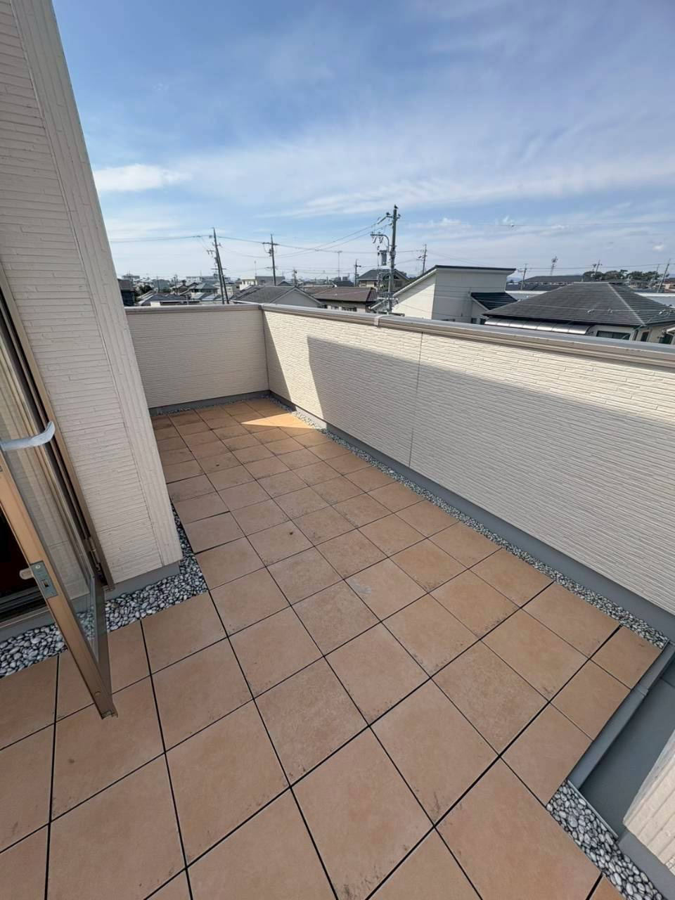 中央区飯田町中古戸建のバルコニー