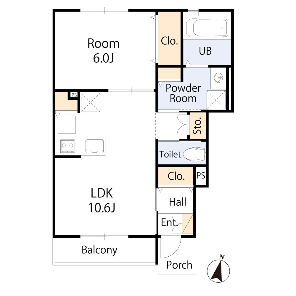 サウスサンドの間取り