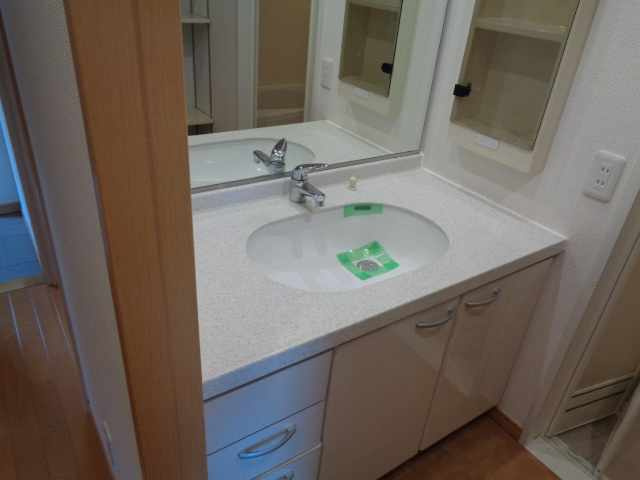 ヴィラモラージュの洗面所