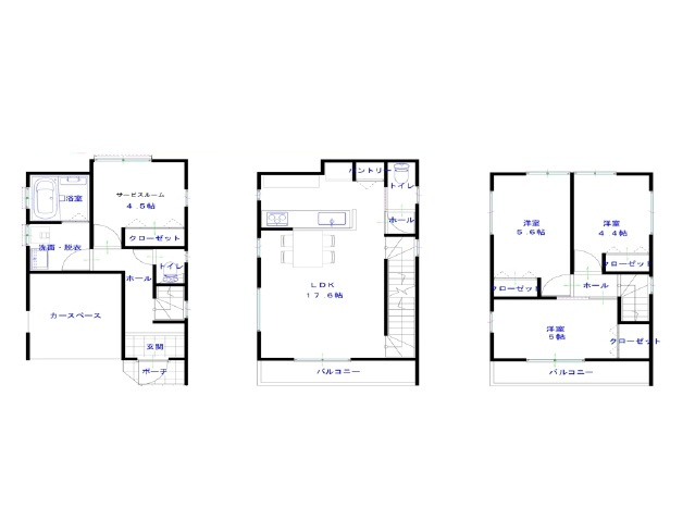 【間取り】 | 川越市稲荷町　全１棟 | 3SLDK