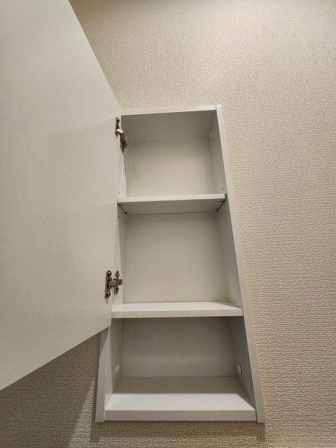 リナージュ高崎下之城町1期 全1棟のトイレ|現地撮影：トイレ１埋込収納