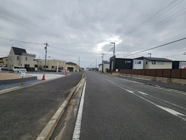 リナージュ高崎下之城町1期 全1棟の前面道路含む現地写真|現地撮影