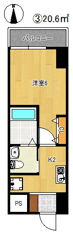 グランパシフィック花園北の間取り