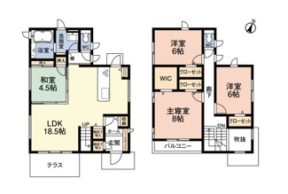 【間取り】 | 千葉市緑区おゆみ野　中古戸建　鎌取駅