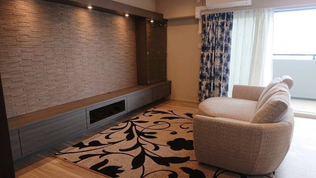 ジオ福島野田The Marksの居間・リビング|ジオ福島野田The Marks　リビング　写真の家具・備品はございません