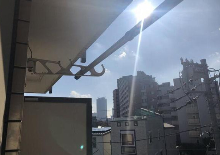 コーポ数納のバルコニー