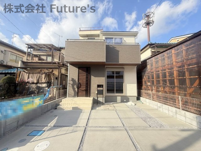 三郷市彦川戸1丁目　新築戸建　全1棟の外観|税優遇が受けられる長期優良認定住宅！三郷市彦川戸1丁目・閑静な住宅街に佇む新築戸建