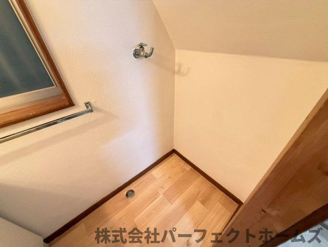 門真市本町戸建の設備|洗濯機置場です