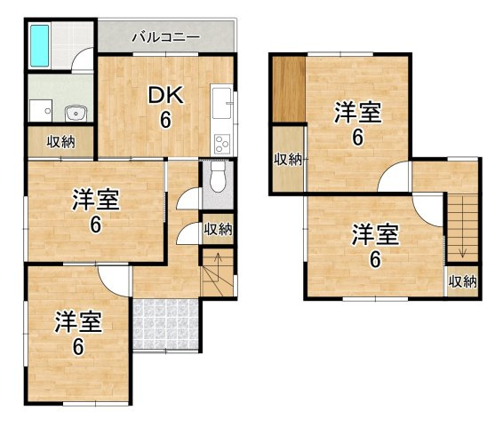 木津八ヶ坪貸家