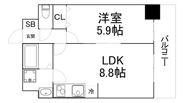 【間取り】 | S-FORT福島La luna