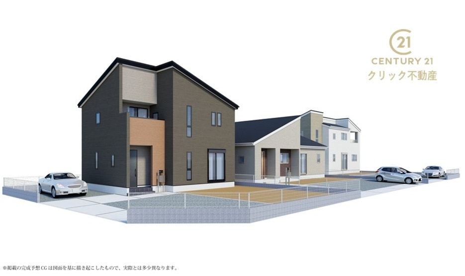 リーブルガーデン  常陸大宮市中富町　第3　2の外観|常陸大宮駅徒歩12分。大宮西小徒歩7分、大宮中徒歩13分。
118号近くの閑静な住宅地。人気の平屋建てです。
通勤、通学、お買い物にも便利な立地！