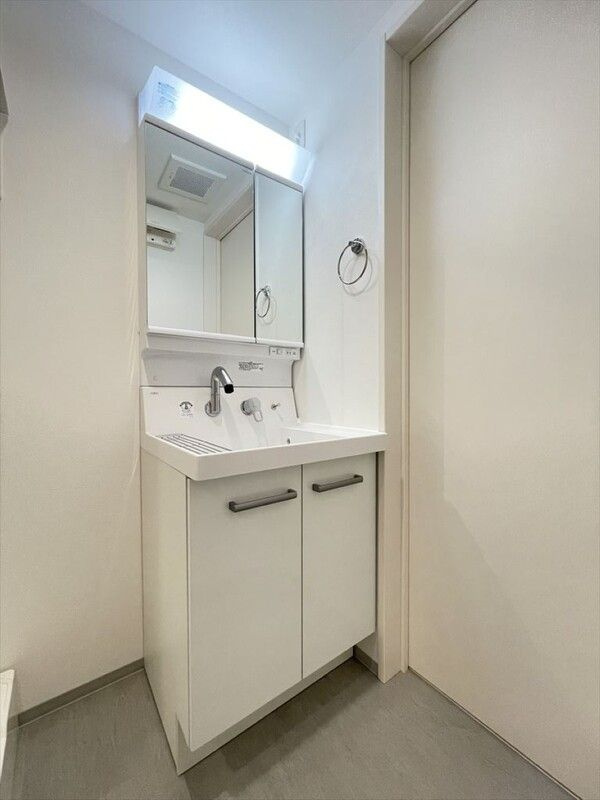 robot homeお花茶屋Ⅱ(ロボットホームオハナヂャヤツー)の独立洗面台