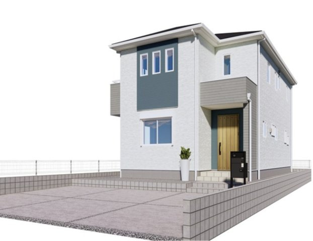 【外観パース】 | 東松山市高坂2丁目　新築戸建　全3棟　2号棟 | 2号棟