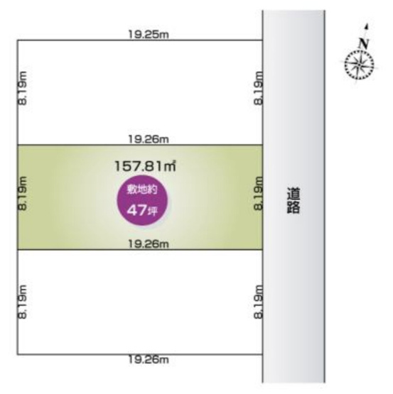 【区画図】 | 東松山市高坂2丁目　新築戸建　全3棟　2号棟