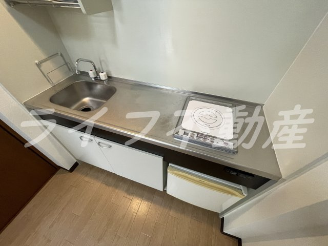 ブランチ613のキッチン|コンパクトなキッチンで掃除もラクラク