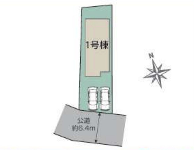 【区画図】 | 東松山市松本町1丁目　新築戸建　全1棟　1号棟
