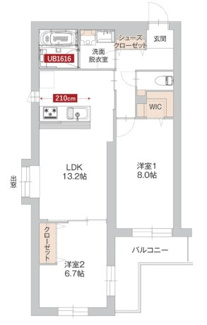 【間取り】 | サン・ユイット | 間取りです。