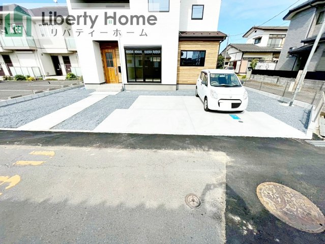 水戸市吉沢町2期　新築戸建の駐車場