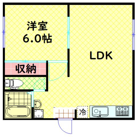 【間取り】 | 堀江ヴィラ