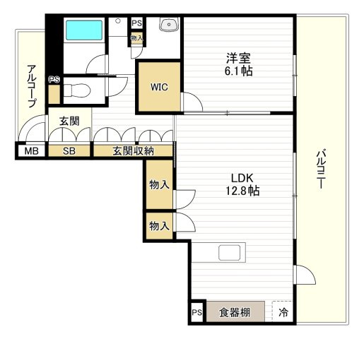 ローレルコート阿倍野・三明町の間取り