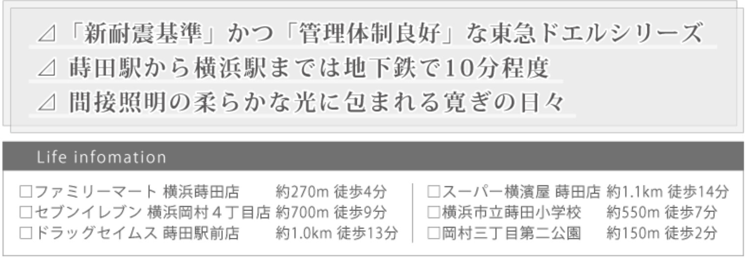 東急ドエルアルス横浜蒔田【仲介手数料無料】