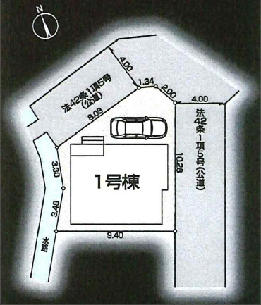 【区画図】 | 富士見市渡戸第二 | 全1棟