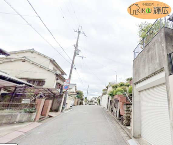 明石市大久保町高丘７丁目　土地の前面道路含む現地写真