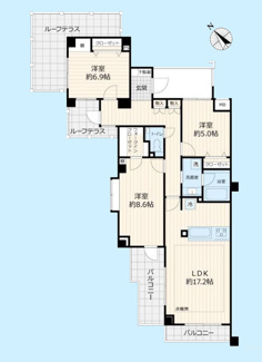 【間取り】 | 朝日マンション目黒