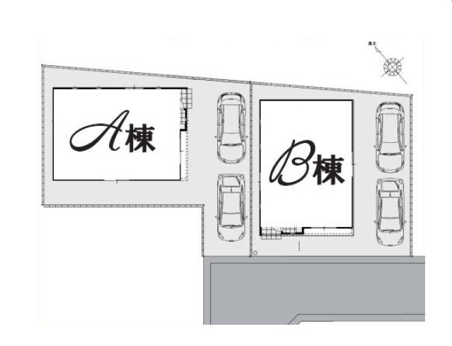 【区画図】 | 川越市中台２丁目　全２棟　B号棟 | B号棟