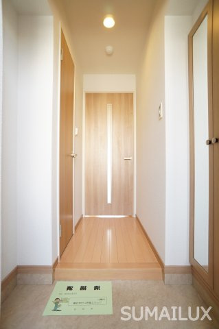 熊本市中央区上林町の賃貸マンションの玄関