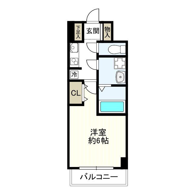 M-RESIDENCE新大阪gardenの間取り