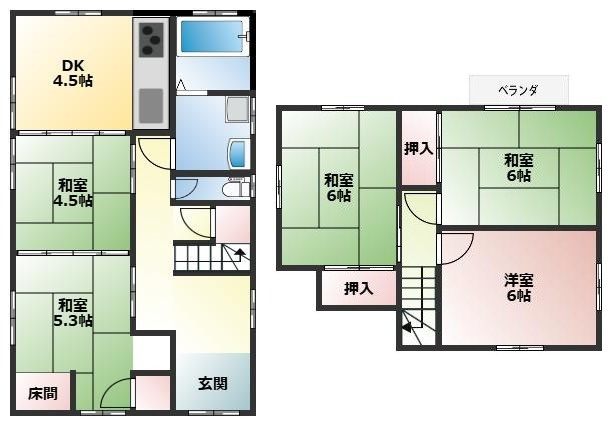 【間取り】の画像