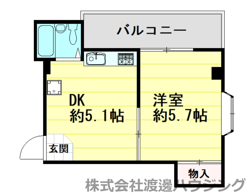 山下マンションの間取り