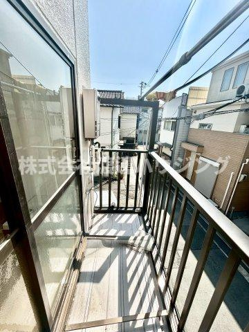 山下マンションのバルコニー