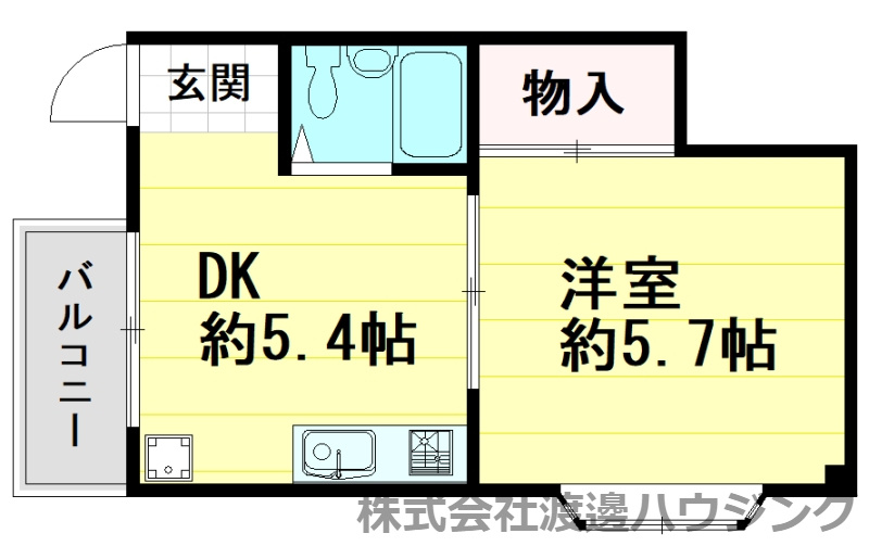 山下マンションの間取り