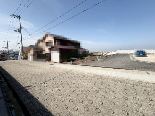 和泉市鶴山台３丁目の売地の前面道路含む現地写真|高台につき、眺望、通風、陽当たり良好ですよ！